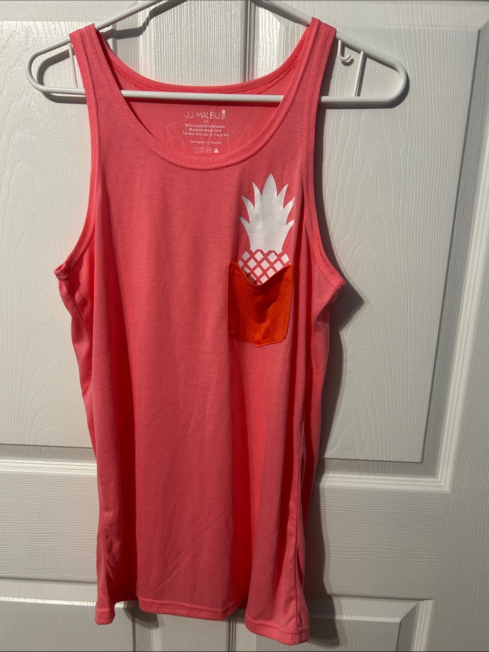 JJ Malibu Pink Pocket Tank